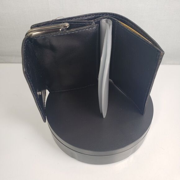 Patricia Nash Astor English Rustic Mums ID Credit Card Kiss Lock Coin Wallet - Picture 10 of 16